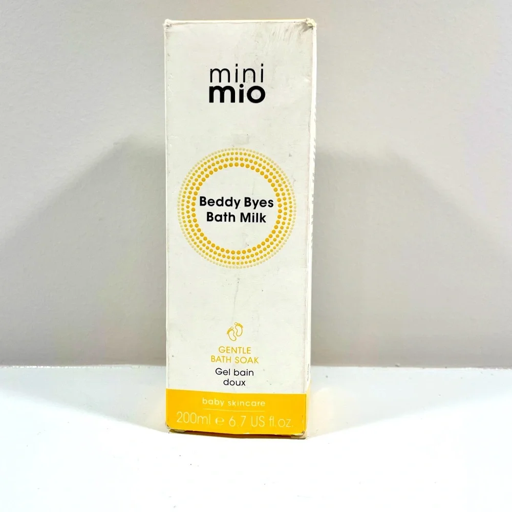 NEW Mini Mio Beddy Byes Bath Milk Size 6.7 fl oz